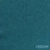 Norfolk petrolio fabric, petrol green woven texture with silver threads, dense weave from Vescom’s “b” collection by miniforms.